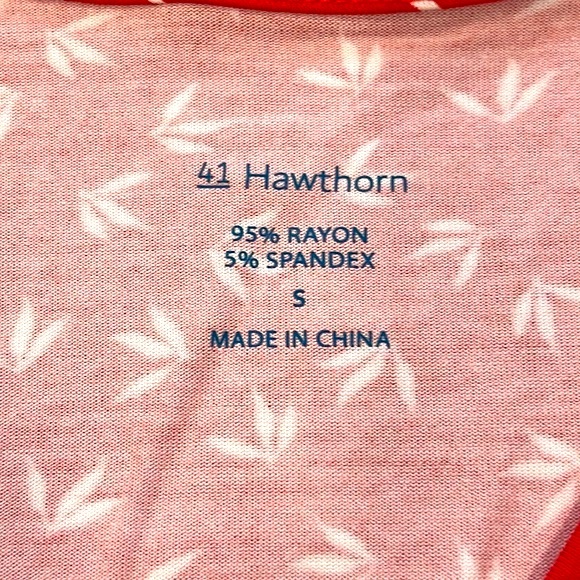 41 HAWTHORN Red Elisse Knit Basque Waist Surplice Dress - Small - Picture 7 of 9